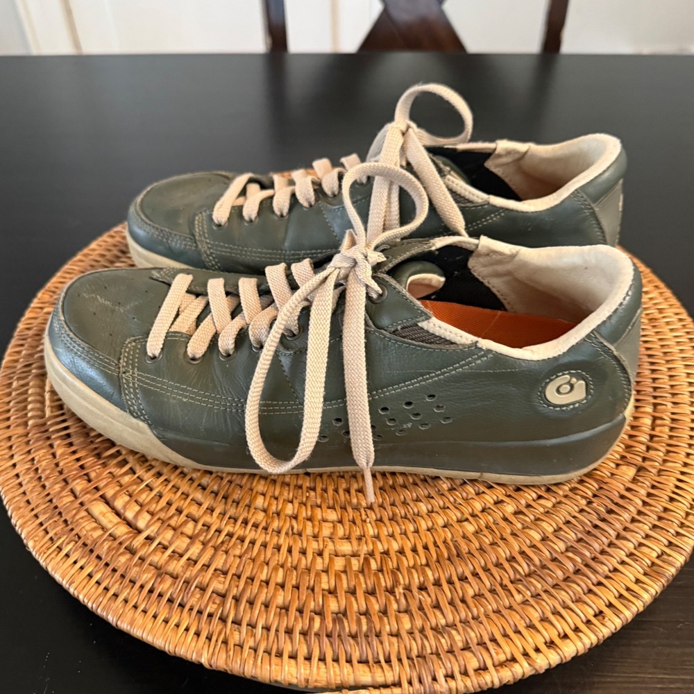 Gravis Tarmac Cypress‎ Mens Size 10 Green Leather Low Top Skate Sneakers Shoes
